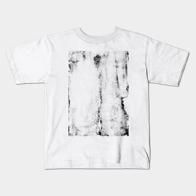 Minimalist Grunge Texture Kids T-Shirt by craftydesigns